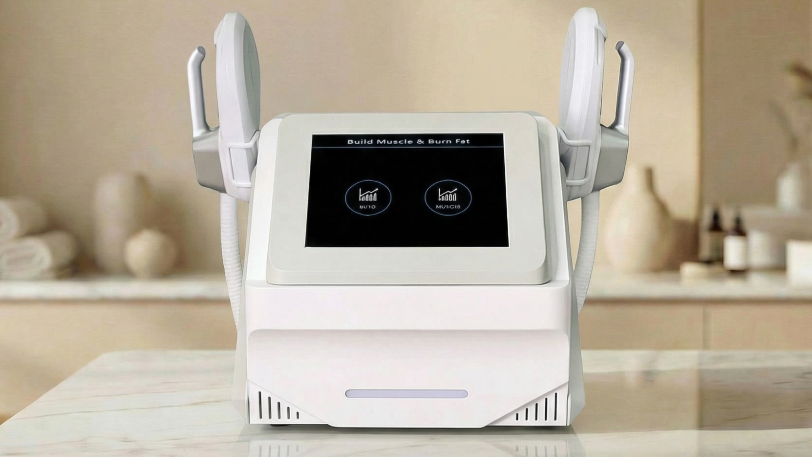 Maquina EMS Personal Trainer Portatil 2 Mangos