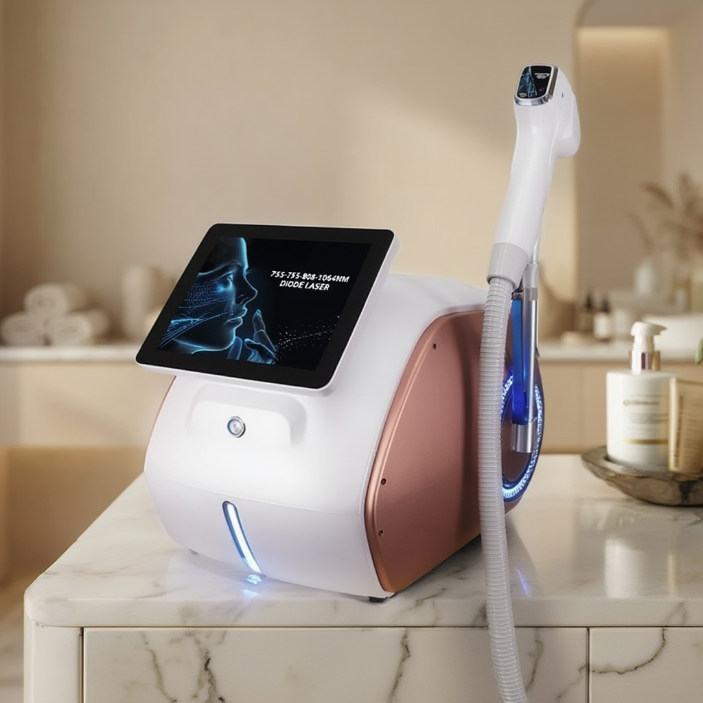 Depilación Láser 4 Ondas Portátil