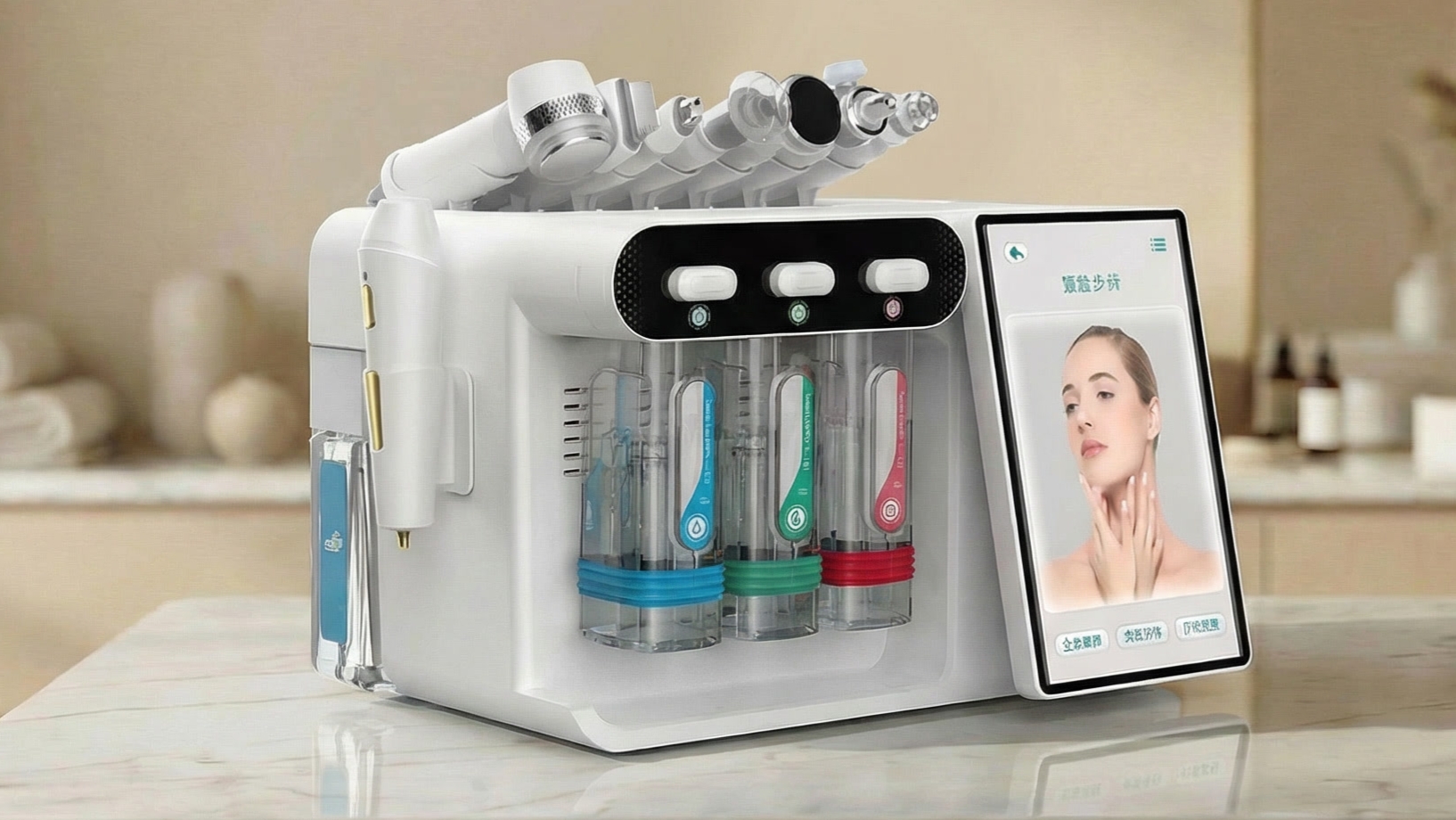 Hidra Facial con Analizador 8 en 1