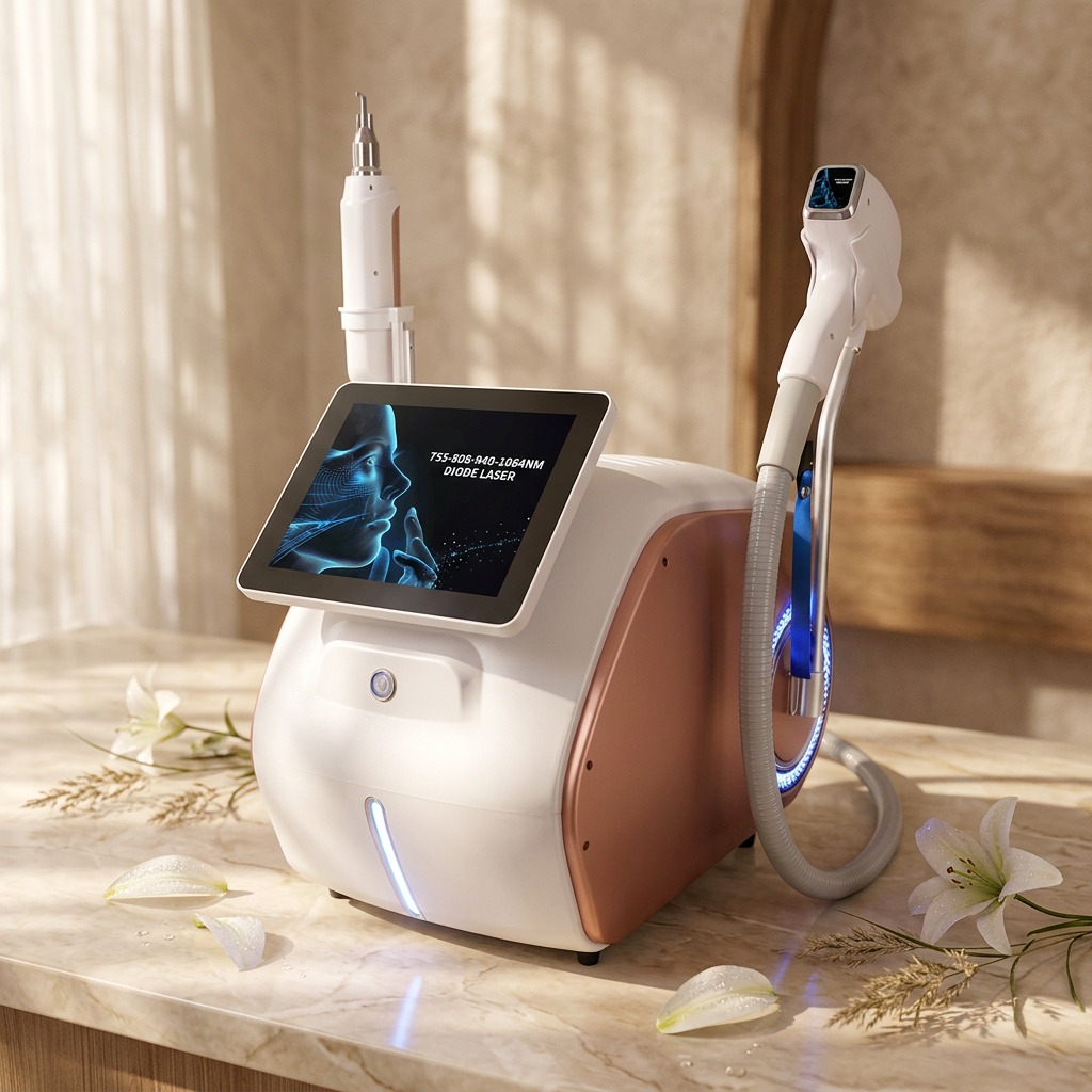 Depilación Laser 4 Ondas + Despigmentacion Portatil